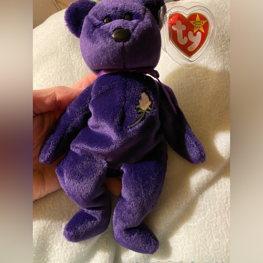 “Princess” Beanie Baby from 1997 with original hang tag